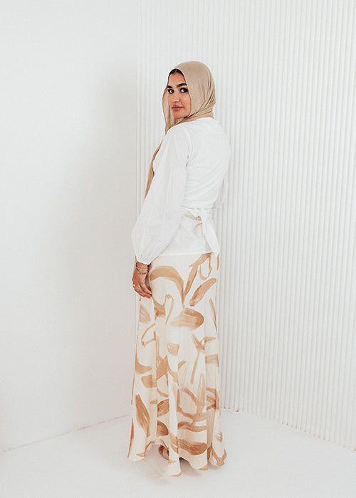 Nia set - White & Beige