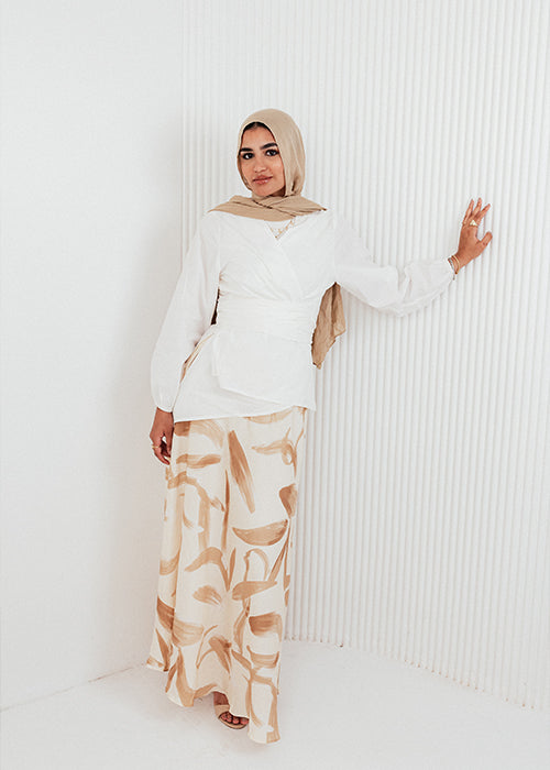 Nia set - White & Beige