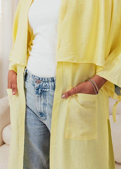 Miya cardigan - Lemon yellow