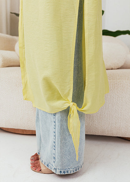 Miya cardigan - Lemon yellow