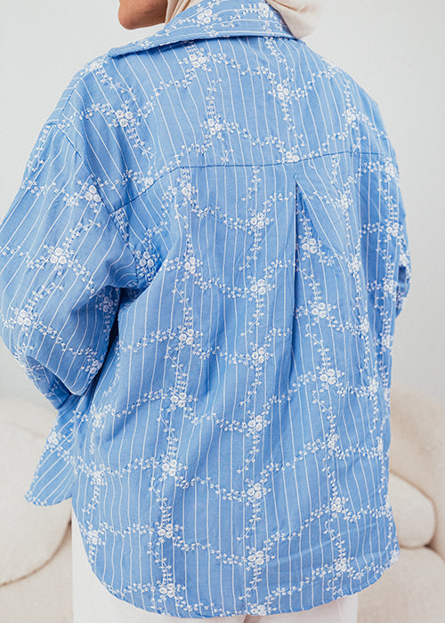 Ivy chemise - Sky Blue